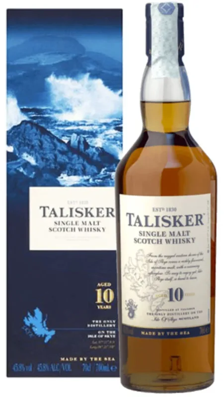 Talisker – 10 Years Old Single Malt Scotch Whisky