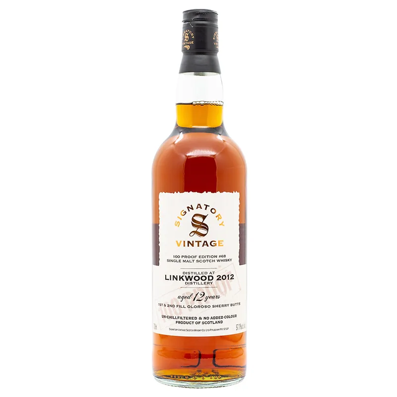 Signatory Vintage Linkwood Aged 12 Years 2012/2025 100 Proof Edition #68