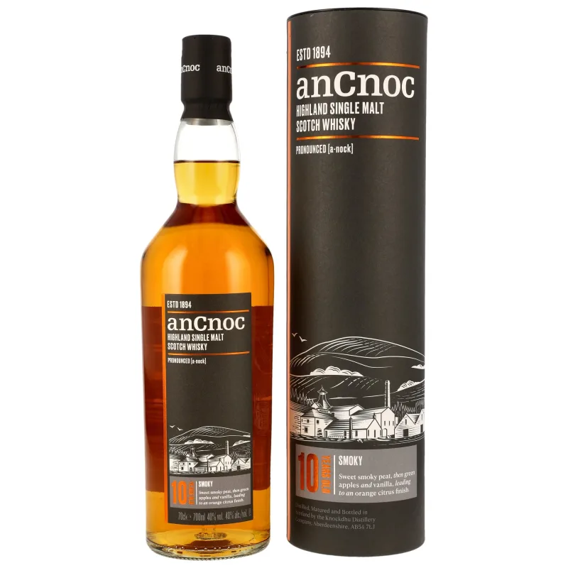 An Cnoc – 10 Year Old Peated Bourbon Casks