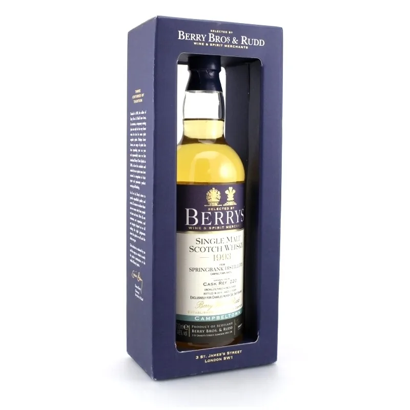Springbank – 21 Years Single Cask Berry Bros & Rudd 1993 (70cl, 46%)