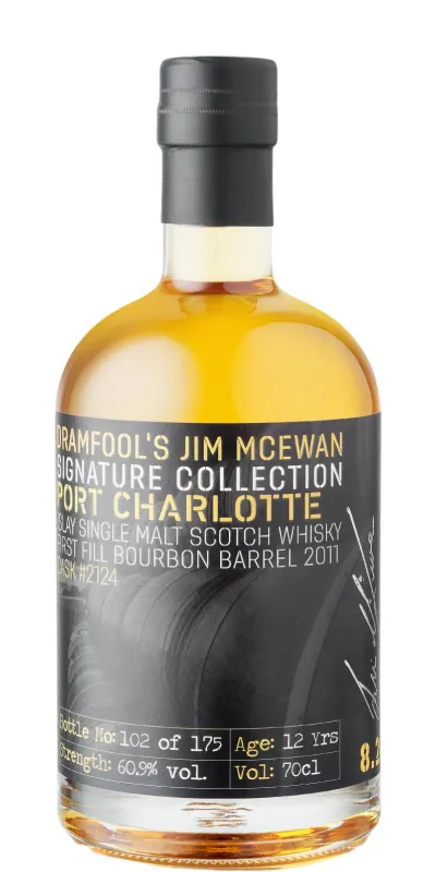 Port Charlotte 12 Year Old 2011 Dramfool's Jim McEwan Signature Collection 8.2 (70cl, 60.9%)