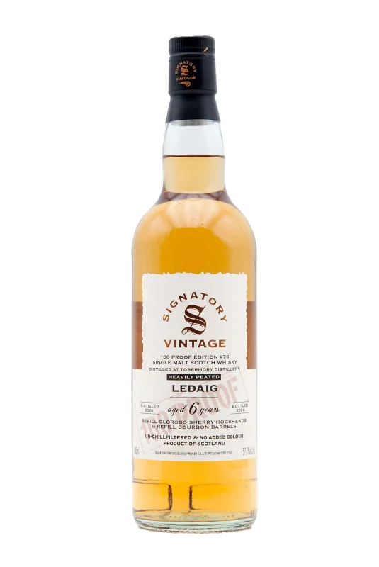 Ledaig 6 Year Old 2020 | Signatory 100 Proof #76