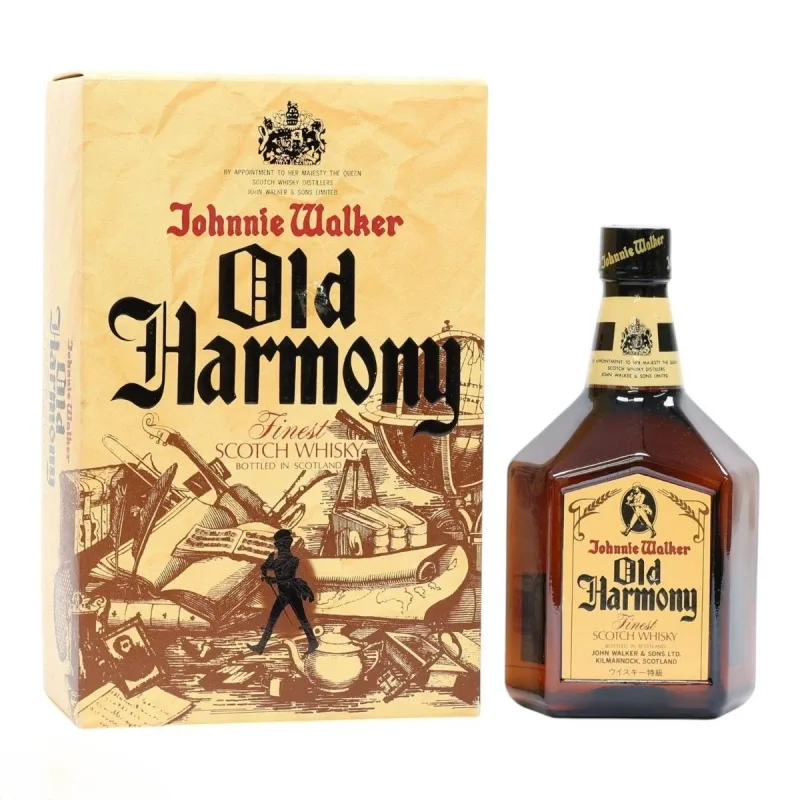 Johnnie Walker Old Harmony Finest Blended Scotch Whisky 1970s
