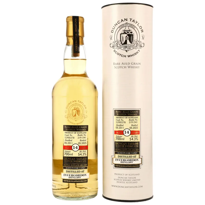 Invergordon – 2011 14 Year Old Single Grain Scotch Rare Auld Grain Duncan Taylor