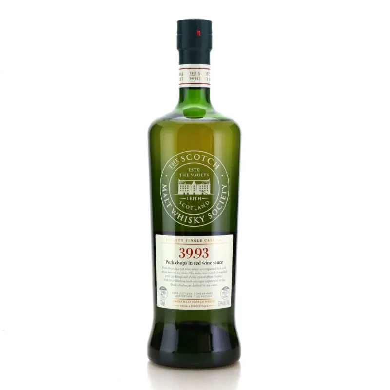Linkwood – 29 Year Old 1984 SMWS Single Cask 39.93 Pork Chops in Red Wine Sauce