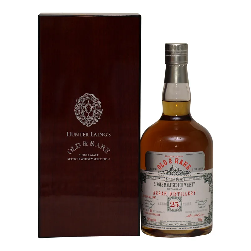 Arran – 1997 25 Year Old Old & Rare Hunter Laing