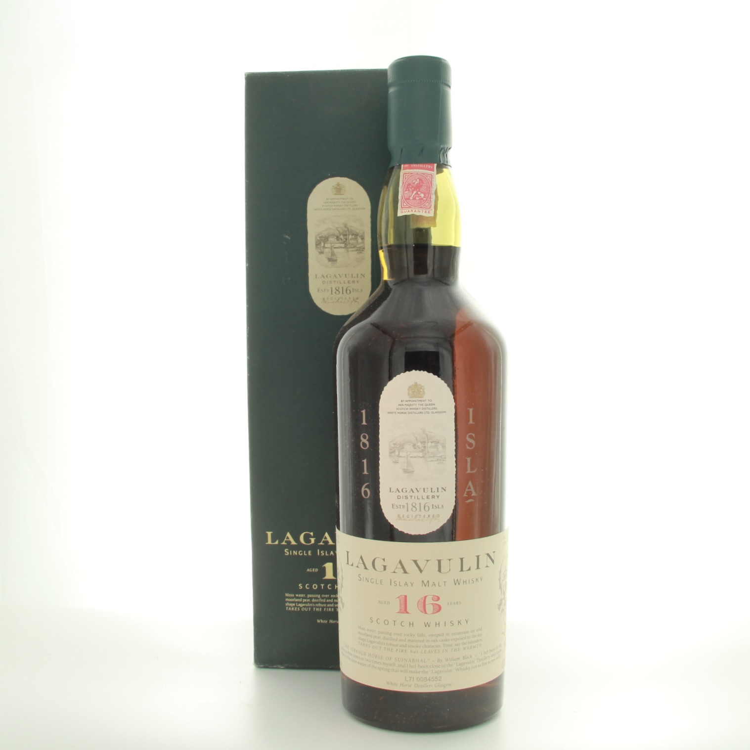 Lagavulin 16 Year Old (White Horse 1990s  Edition) 75cl 43% Whisky Scotland Islay 