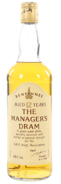 Benrinnes - 12 Year Old (Manager's Dram) full bottle