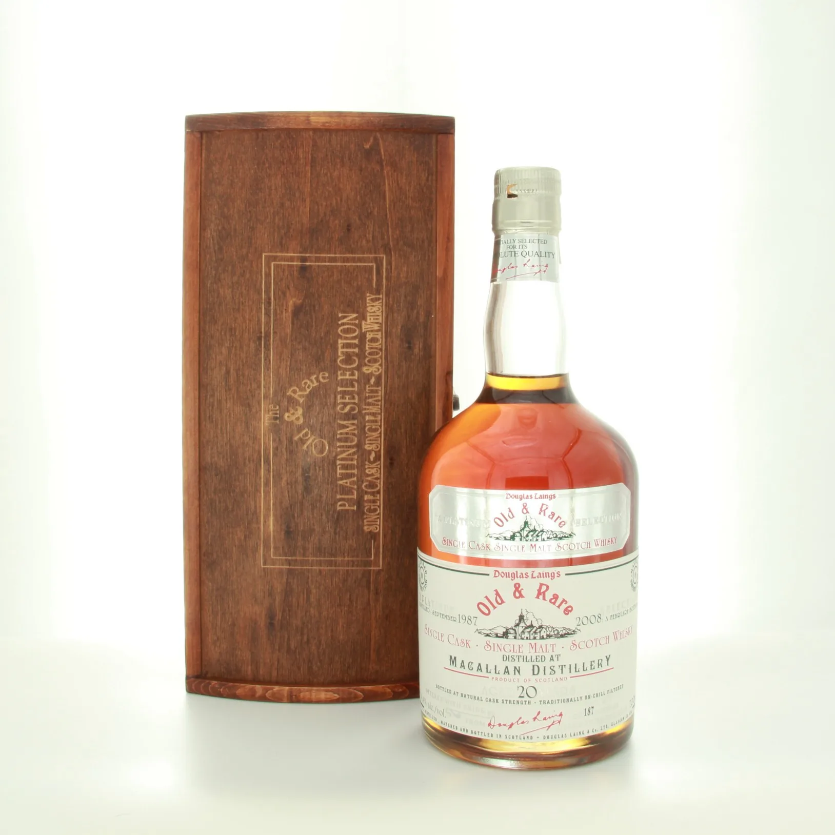 Macallan 20 year old – The Platinum Selection 70cl 54.4% Whisky Scotland Speyside