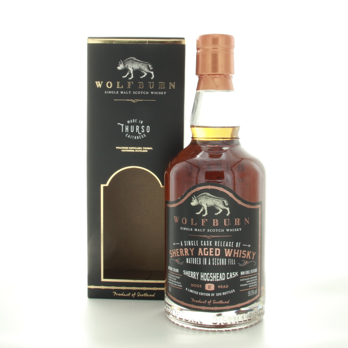 Wolfburn Sherry Aged Whisky 70cl 56.9% Highlands Scotland Whisky 