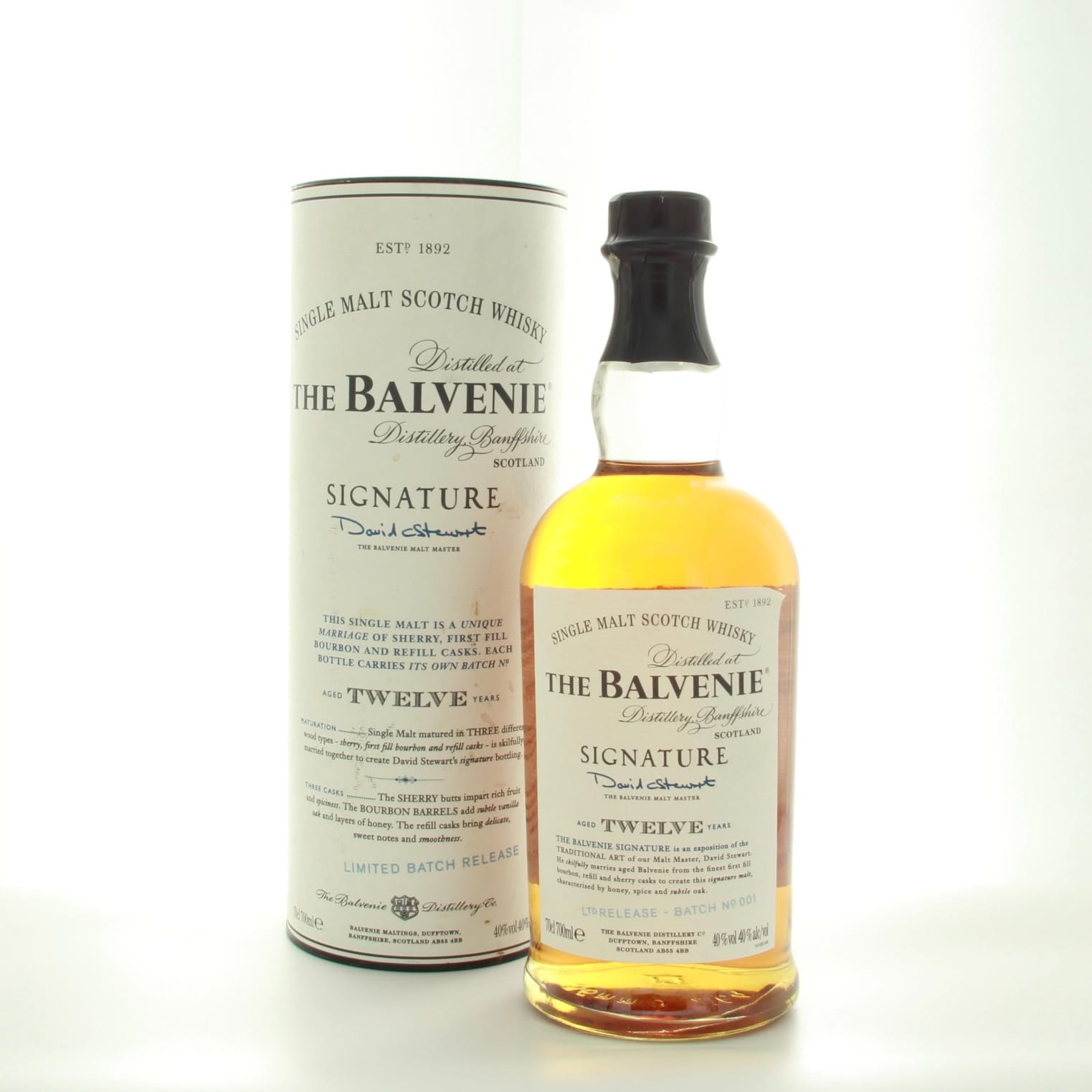Balvenie Signature Batch 001 70cl 40% Scotland Speyside Whisky 