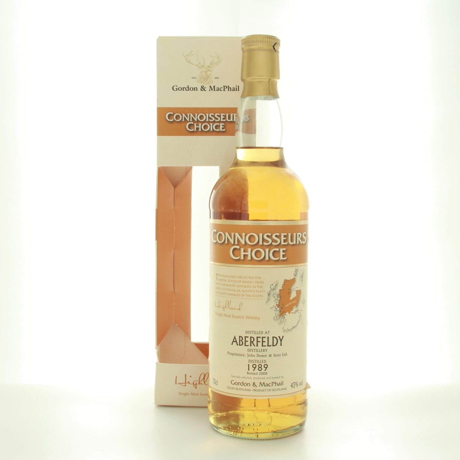 Aberfeldy - 1989 (Gordon and MacPhail) Connoisseurs Choice