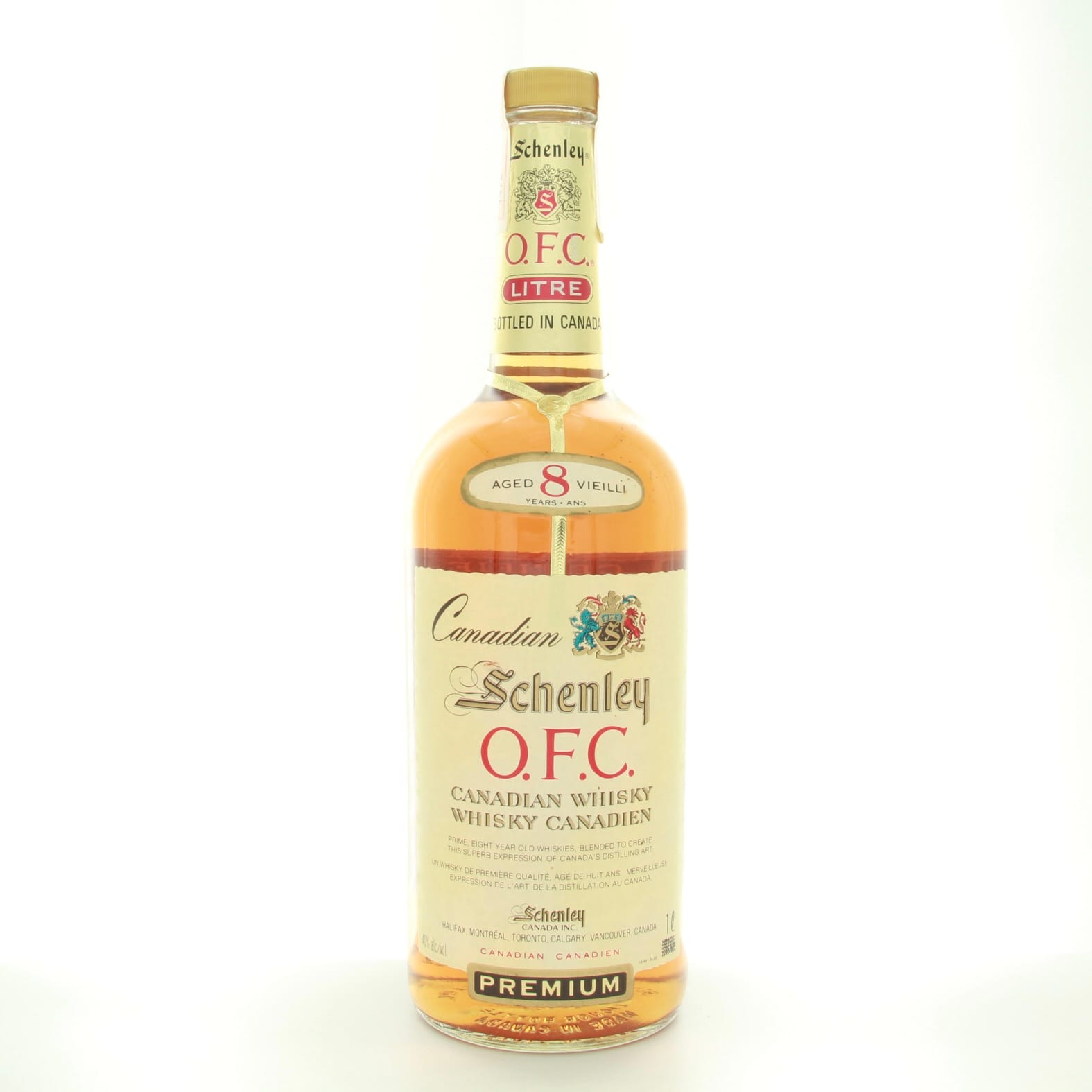 Schenley 8 Year Old O.F.C Premium 100cl 40% Canada Whisky 