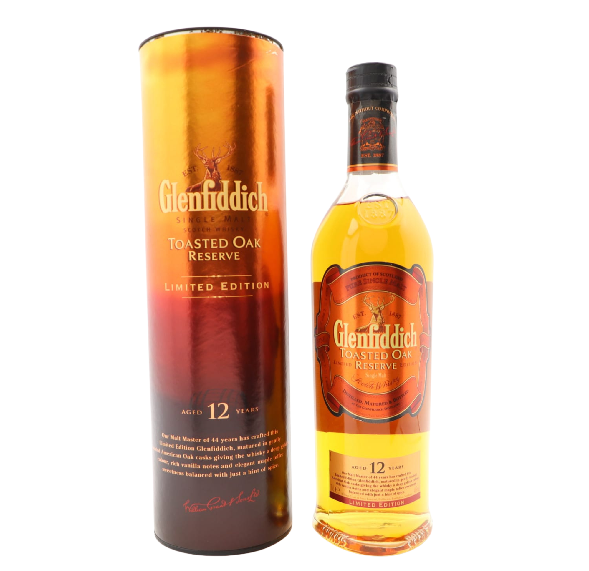 Glenfiddich 12 Year Old Toasted Oak Reserve 70cl 40% Scotland Speyside Whisky 