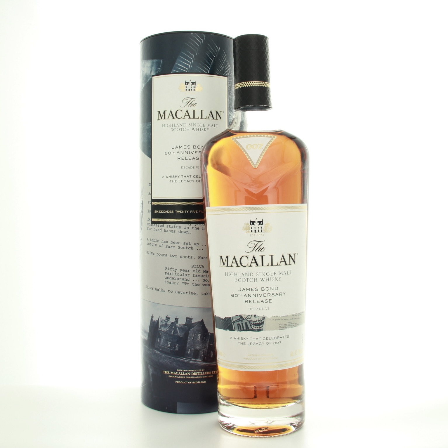 Macallan 60th Anniversary James Bond Decade VI 70cl 43.7% Scotland Speyside Whisky 
