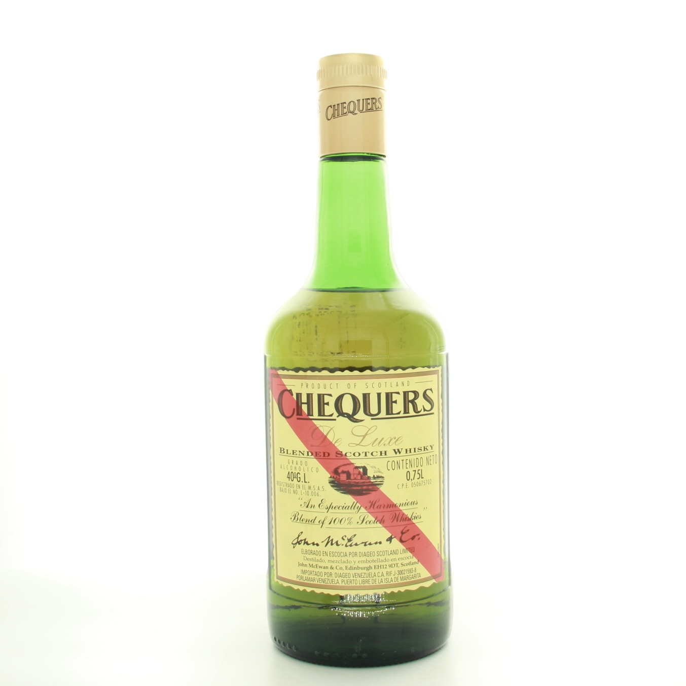 Chequres De Luxe 1980’s 75cl 40% Scotland Whisky 