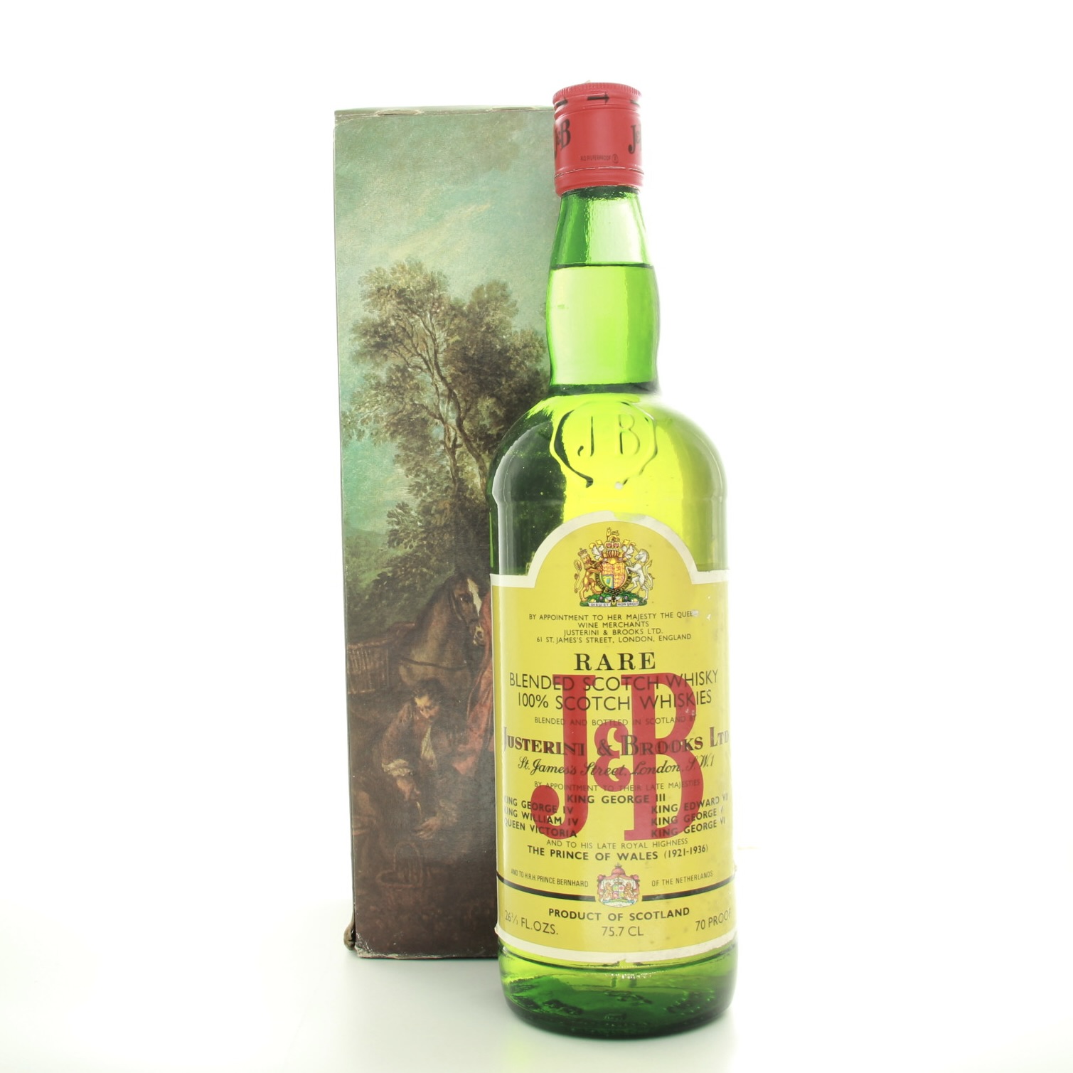 J&B Rare 1970’s 75.7cl 43% Scotland Whisky 