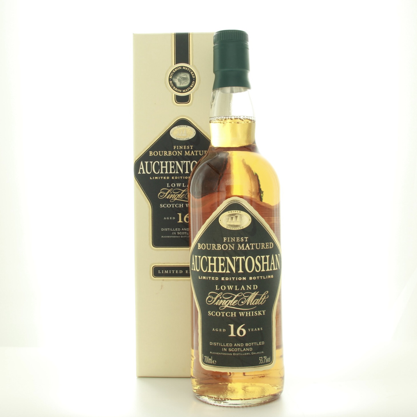 Auchentoshan 16 Year Old Limited Edition (2000s Edition) 70cl 53.7% Lowlands Scotland Whisky 