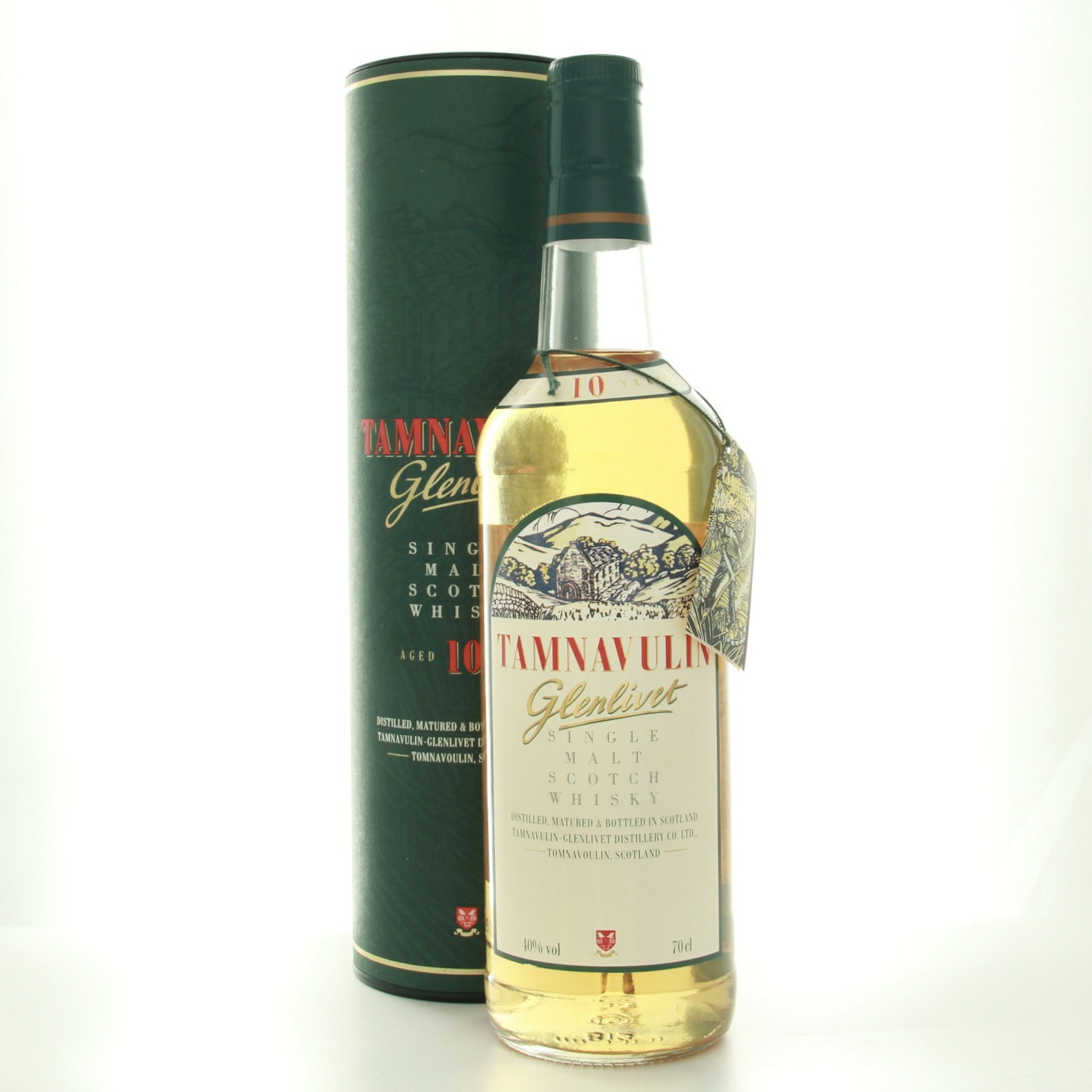 Tamnavulin Glenlivet 10 Years Old (1990s Edition) 70cl 40% Whisky Scotland Speyside 