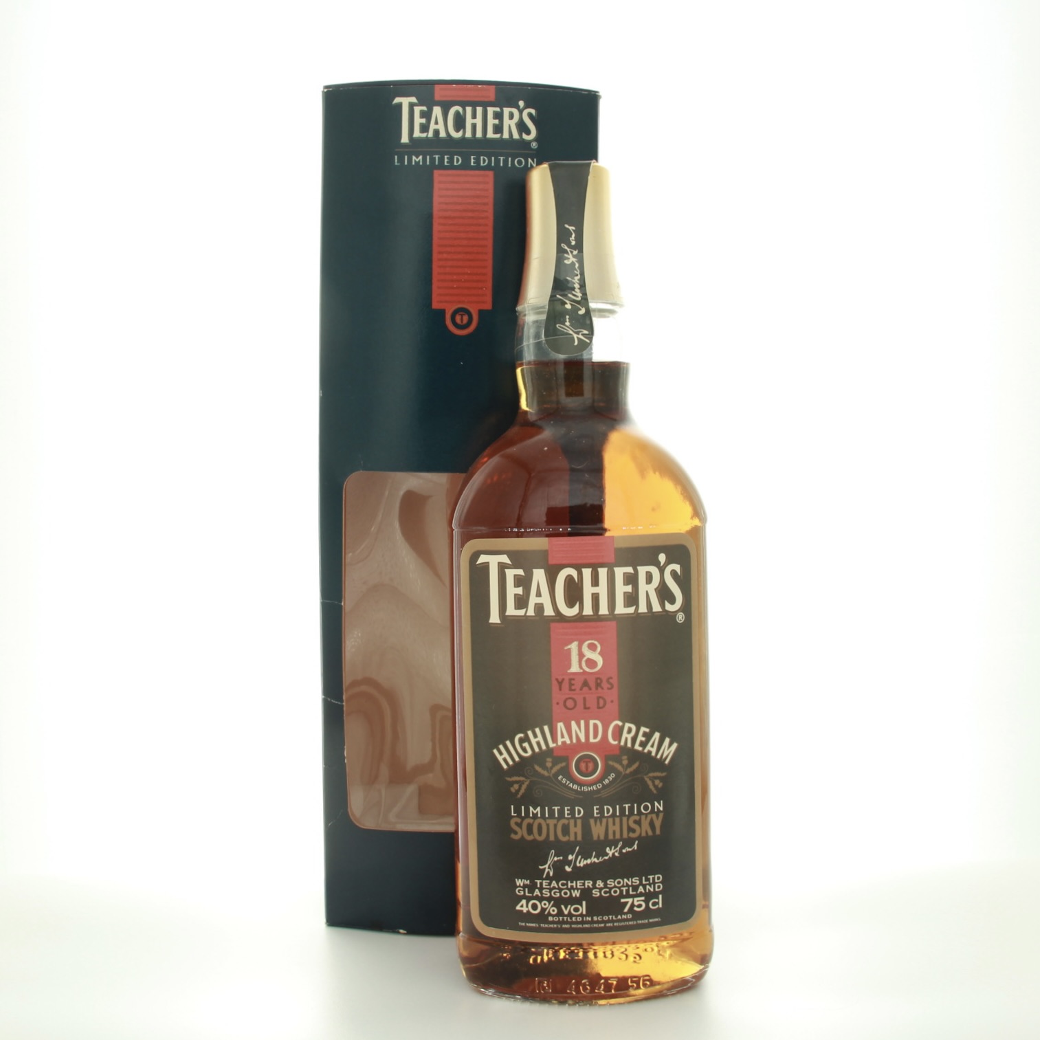 Teacher’s Highland Cream 18 Years Old (1986 Edition) 75cl 40% Scotland Whisky 