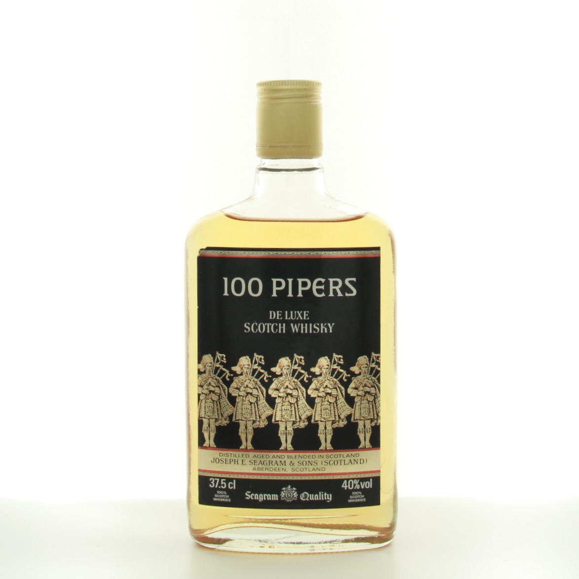 Seagram’s 100 Pipers 37.5cl (1970s Edition) 37.5cl 40% Scotland Whisky 