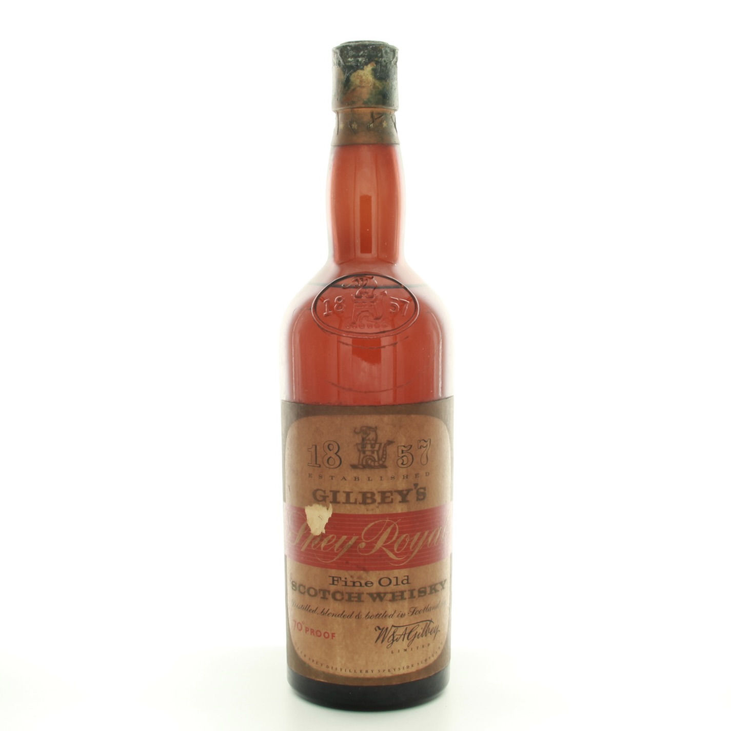 Gilbey’s Spey Royal 1950s 75.7cl 70 Proof% Scotland Whisky 