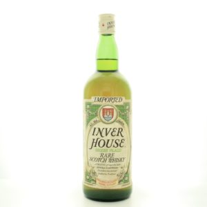 Inver House Green Plaid Imported 1lt 1970s
