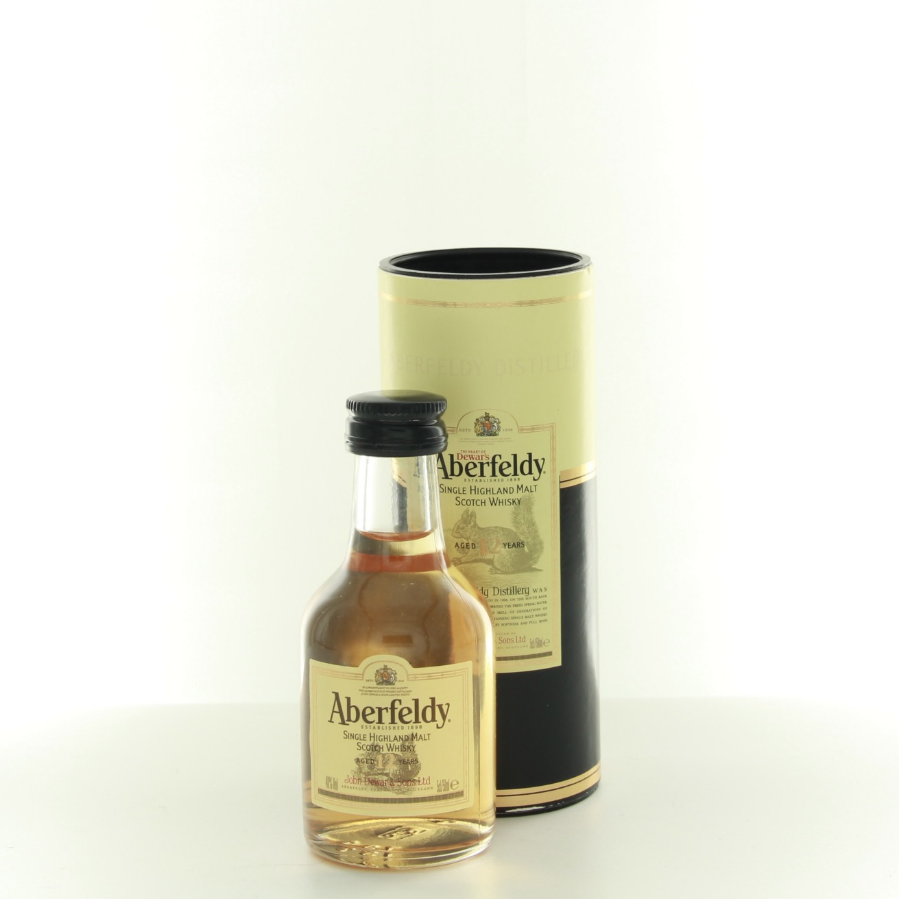 Aberfeldy 12 Year Old Miniature 5cl 40% Highlands Scotland Whisky 