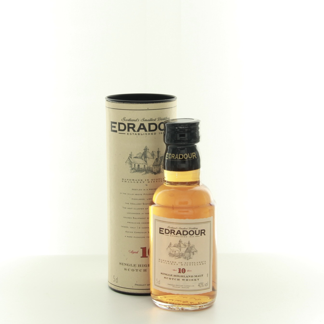 Edradour 10 Years Old Miniature 5cl 40% Highlands Scotland Whisky 