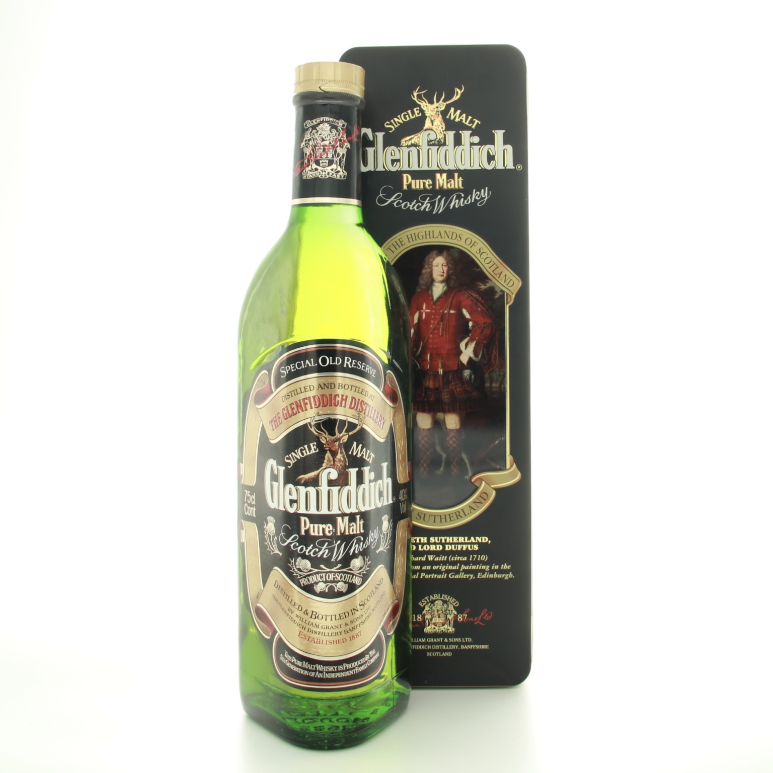 Glenfiddich Special Old Reserve Clan Sutherland 75cl (1980s Edition) 75cl 40% Whisky Scotland Speyside 