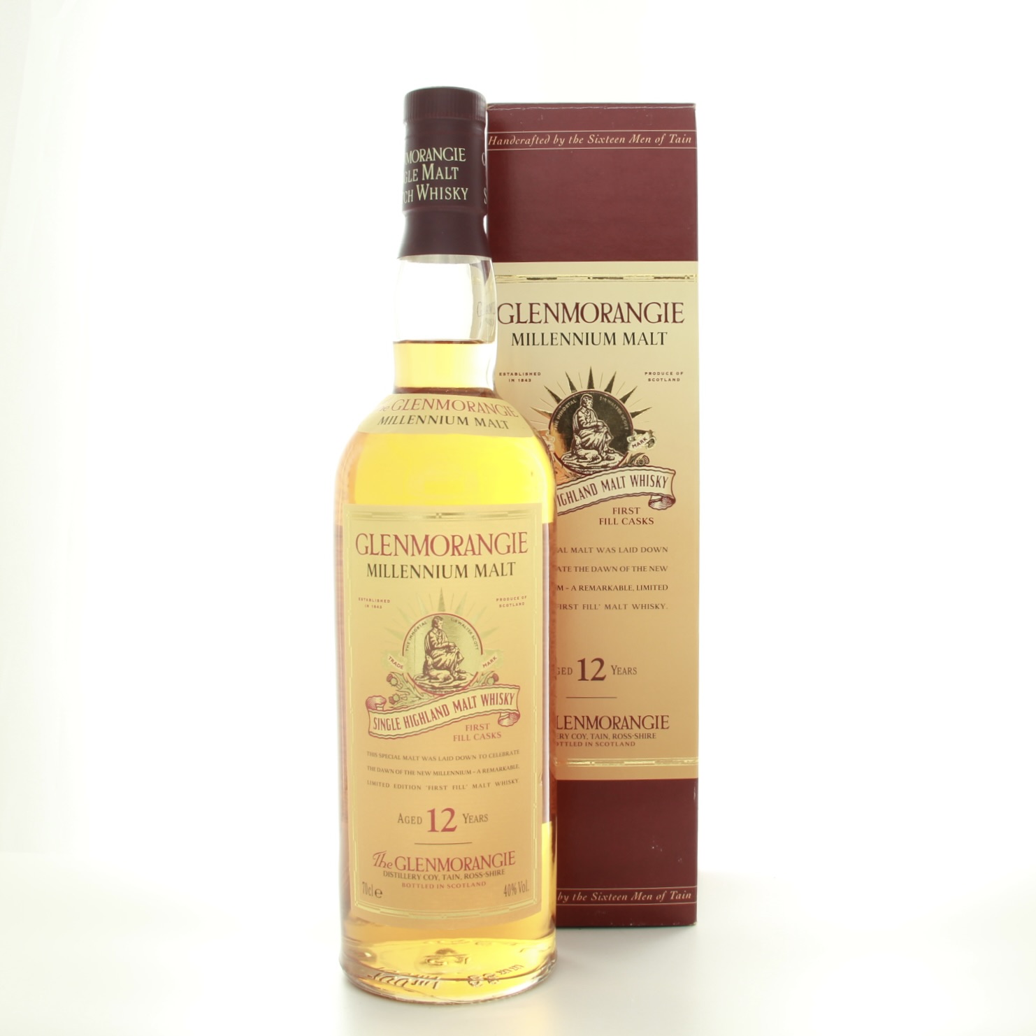 Glenmorangie 12 Year Old Millennium Malt 70cl 40% Highlands Scotland Whisky 