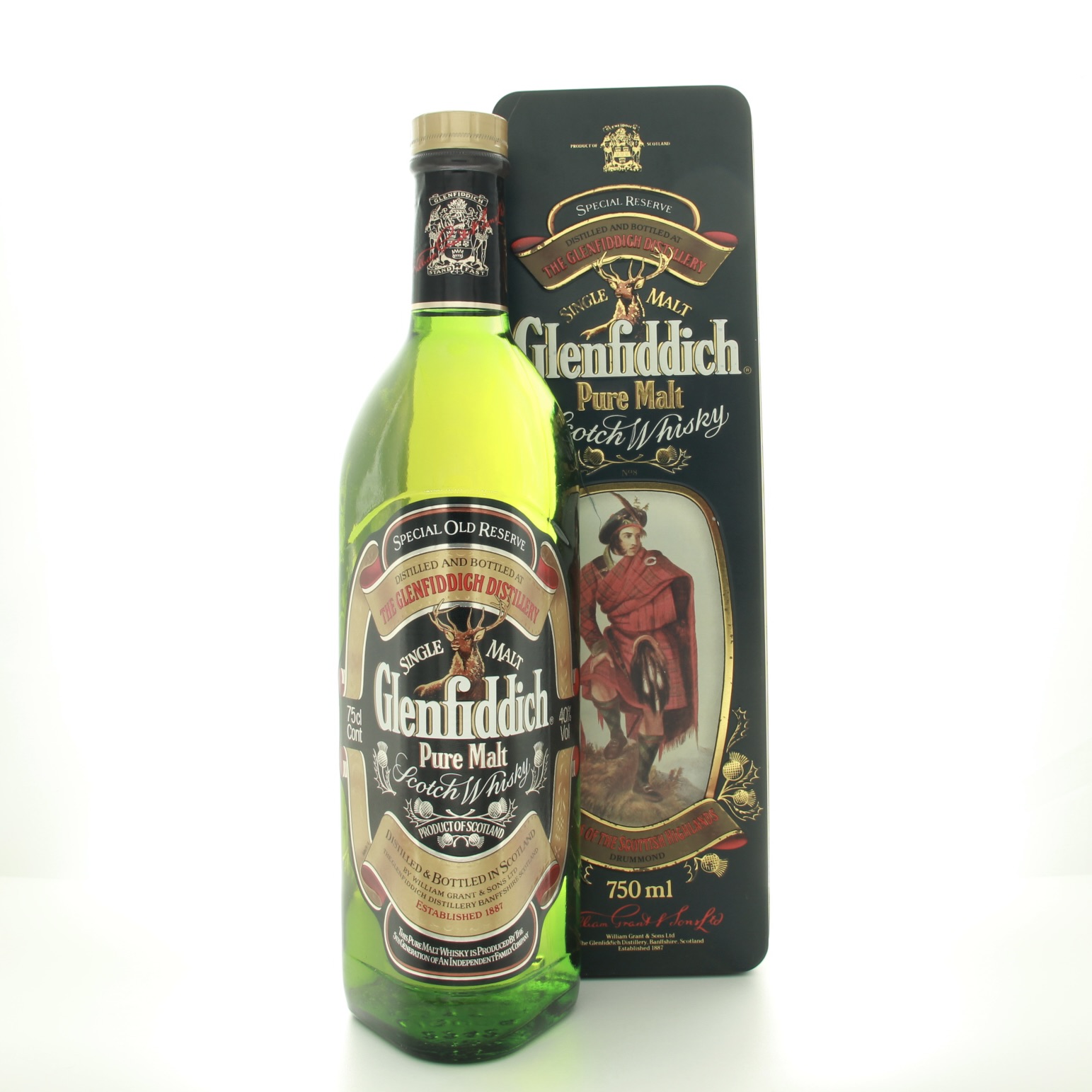 Glenfiddich Special Old Reserve Clan Drummond (1980s Edition) 75cl 40% Scotland Speyside Whisky 