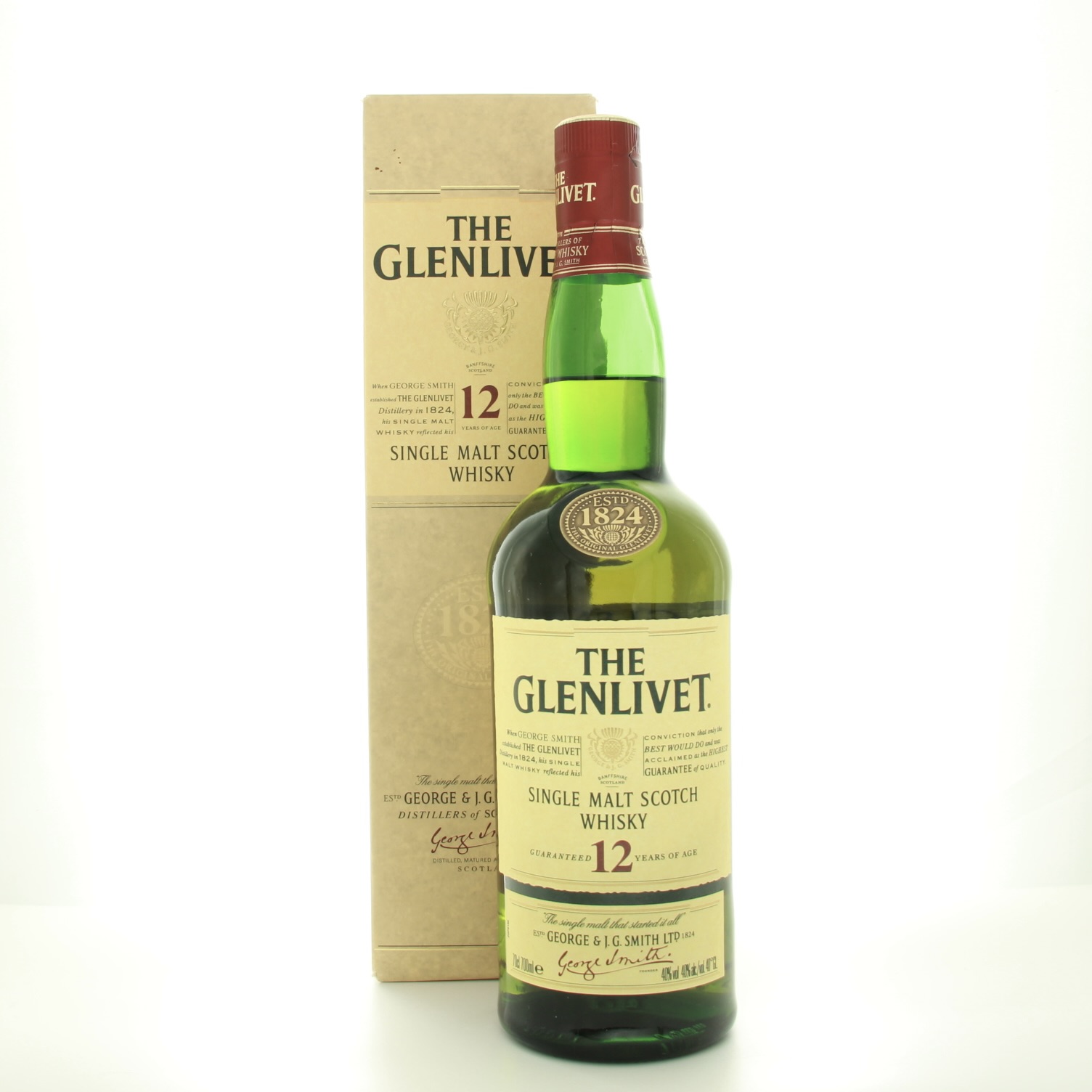 Glenlivet 12 Year Old (Early 2000s Edition) 70cl 40% Scotland Speyside Whisky 