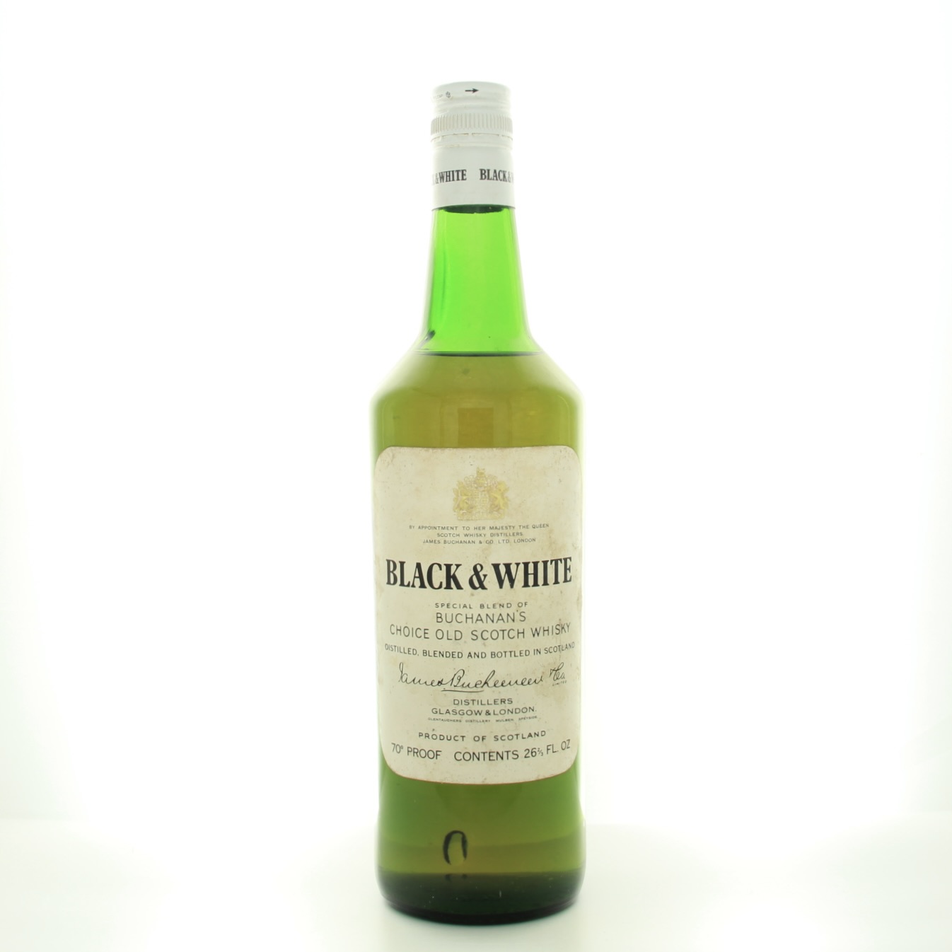 Buchanan’s Black & White 1960s 75.7cl 70 Proof% Scotland Whisky 