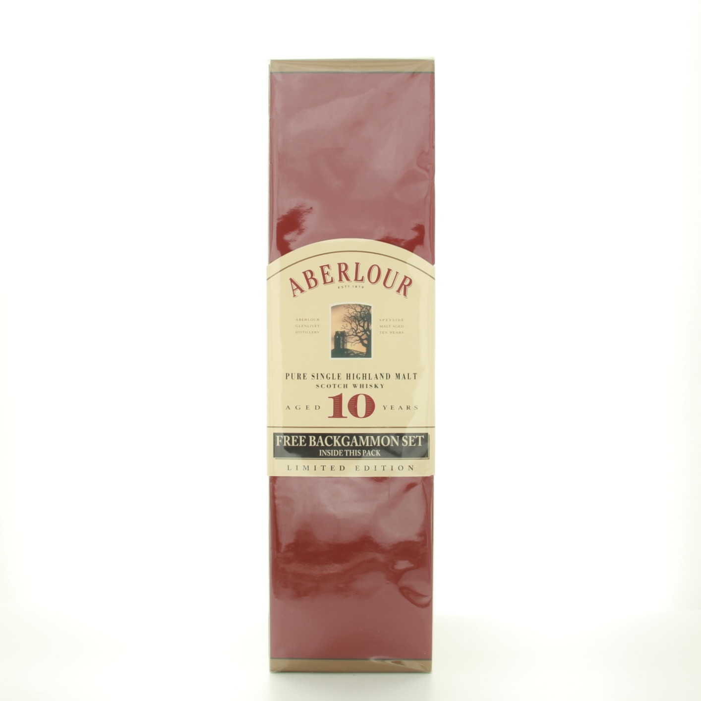 Aberlour 10 Year Old And Backgammon Set Limited Edition 1996