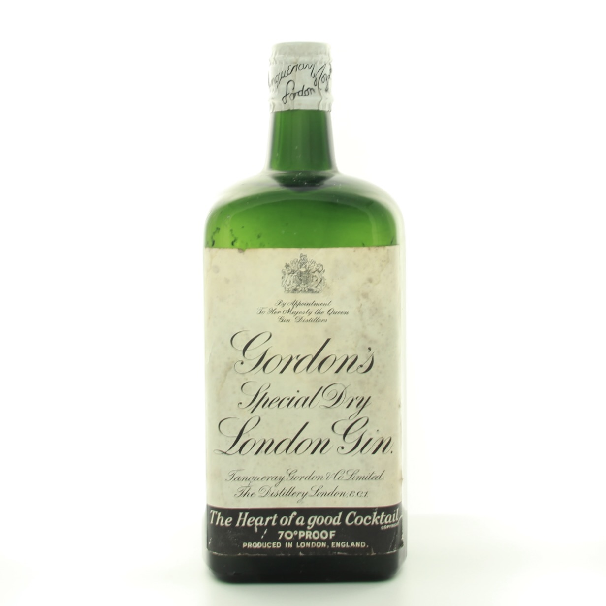 Gordon’s Special Dry London Gin 1950s 75.7cl 70 Proof% Gin London England 