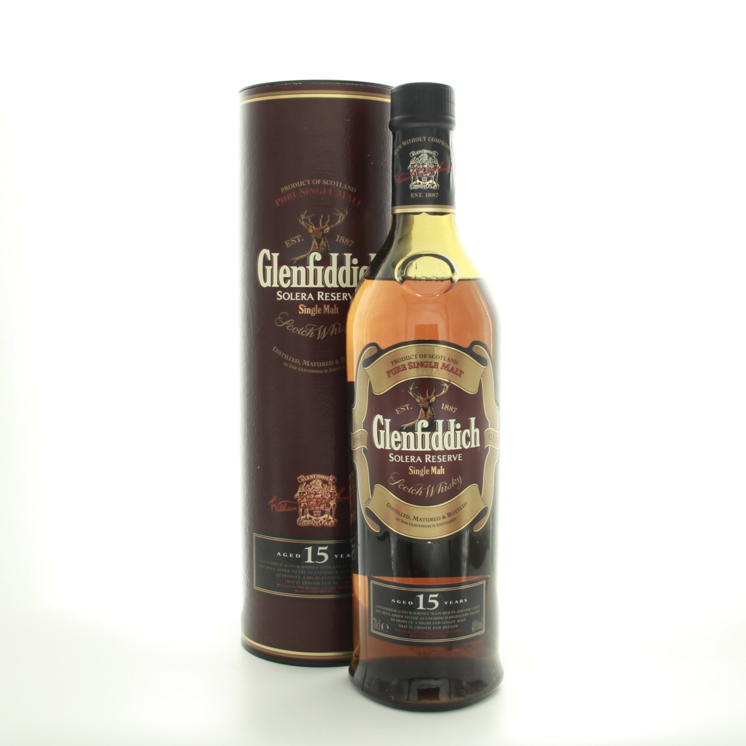 Glenfiddich Solera Reserve 15 Years Old (Pre 2007) 70cl 40% Scotland Speyside Whisky 