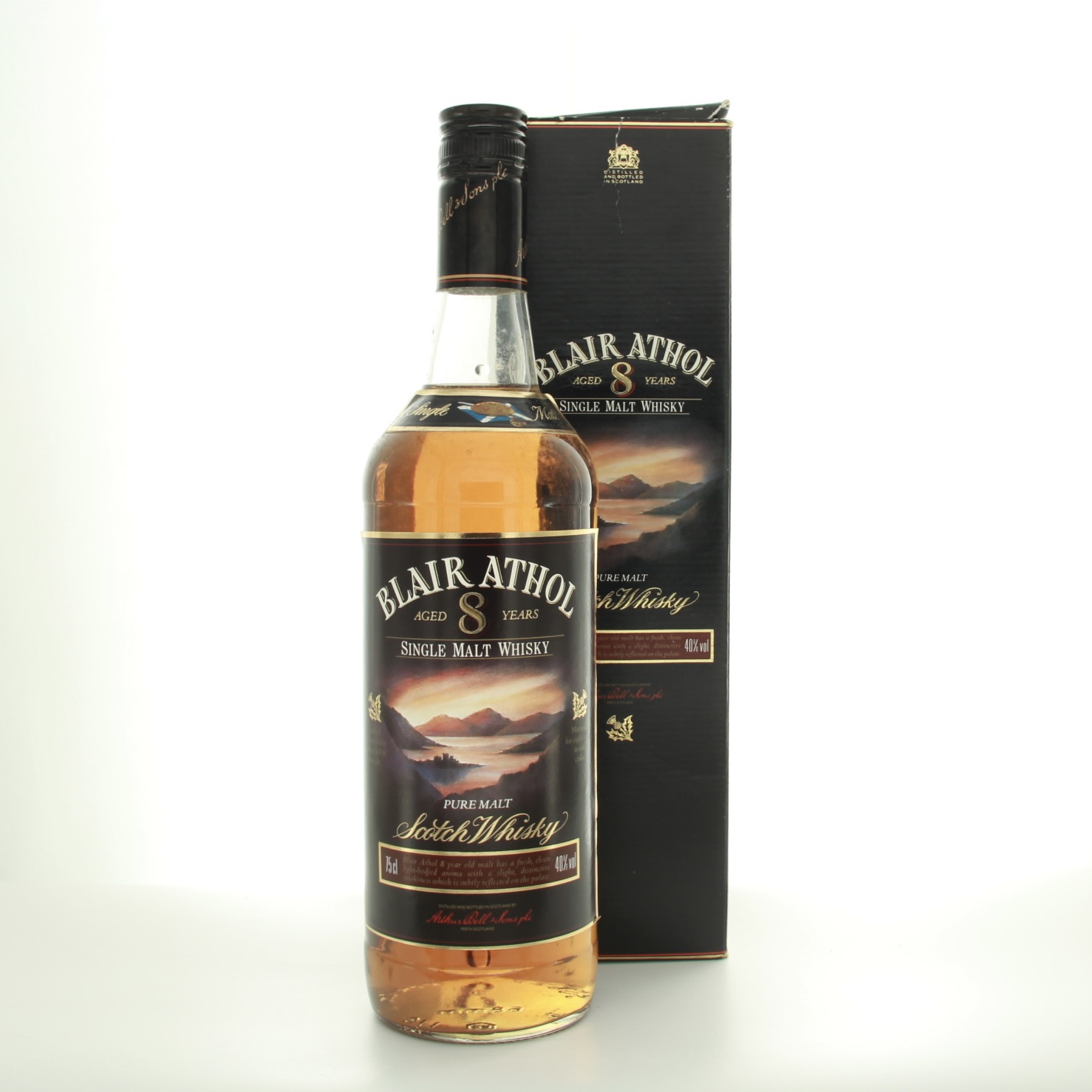 Blair Athol 8 Year Old Pure Malt (1980s Edition) 75cl 40% Highlands Scotland Whisky 