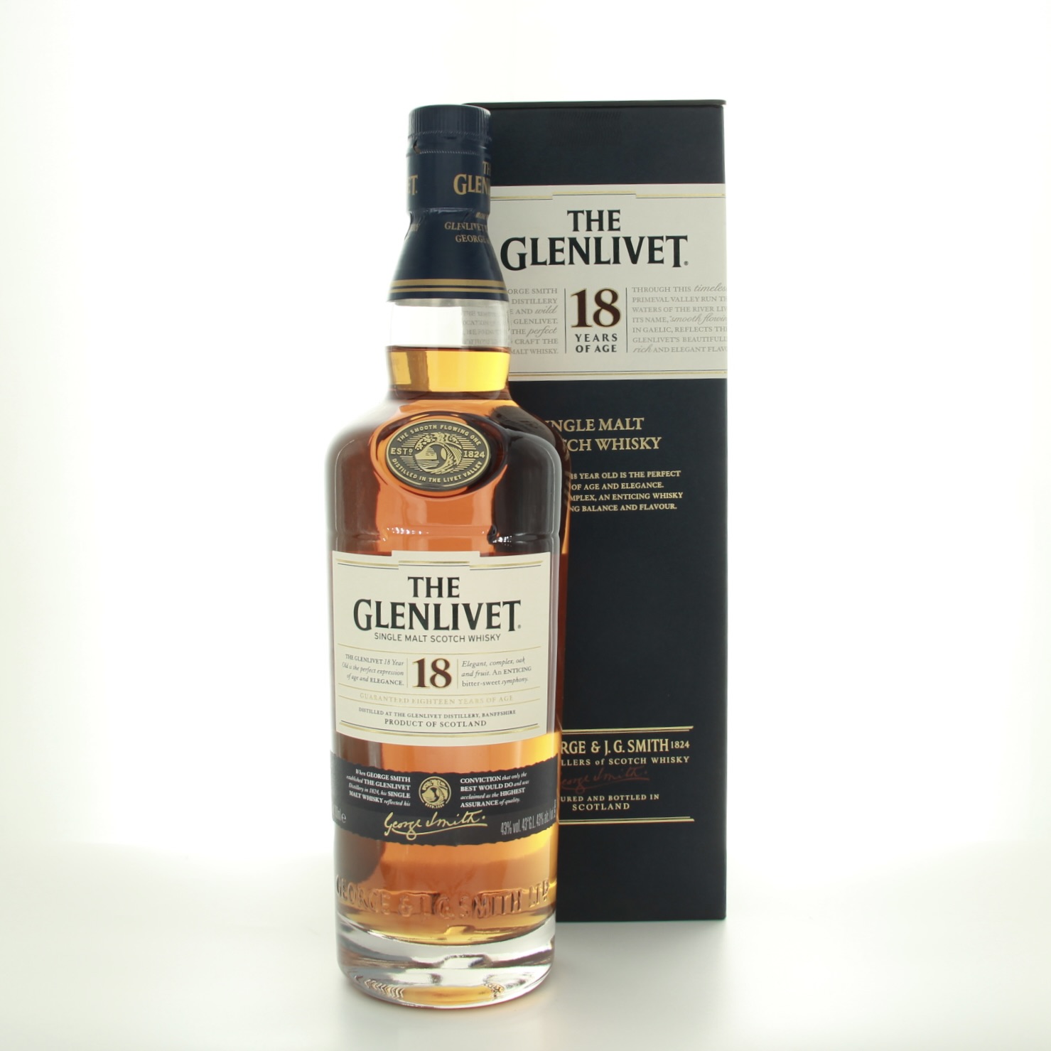 Glenlivet 18 Year Old (2017 Edition) 70cl 43% Scotland Speyside Whisky 