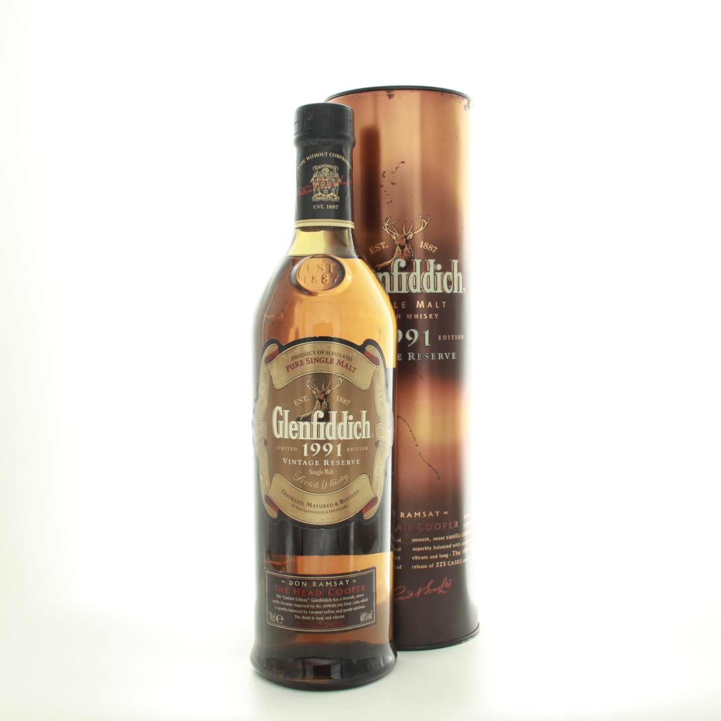 Glenfiddich 13 Years Old Vintage Reserve Don Ramsay 1991 70cl 40% Scotland Speyside Whisky 