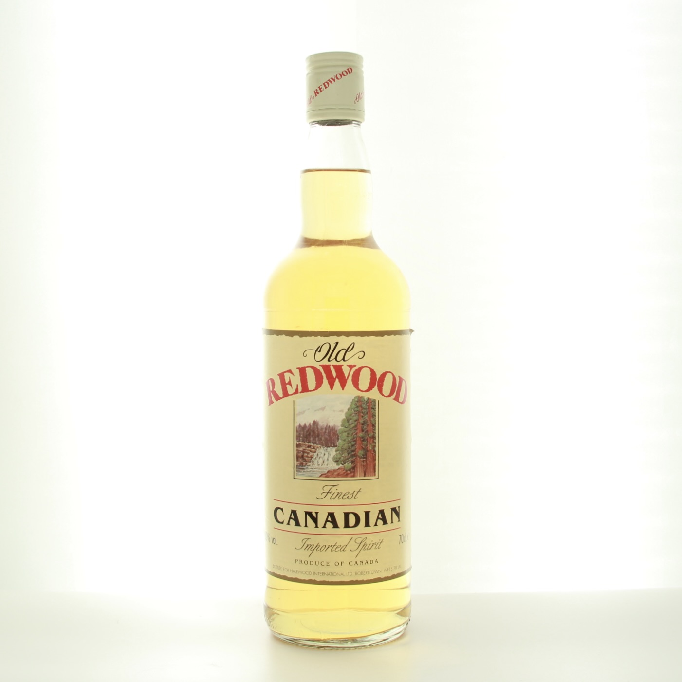 Old Redwood Finest Canadian Spirit 1980s 70cl 30% Spirit Drink Canada 