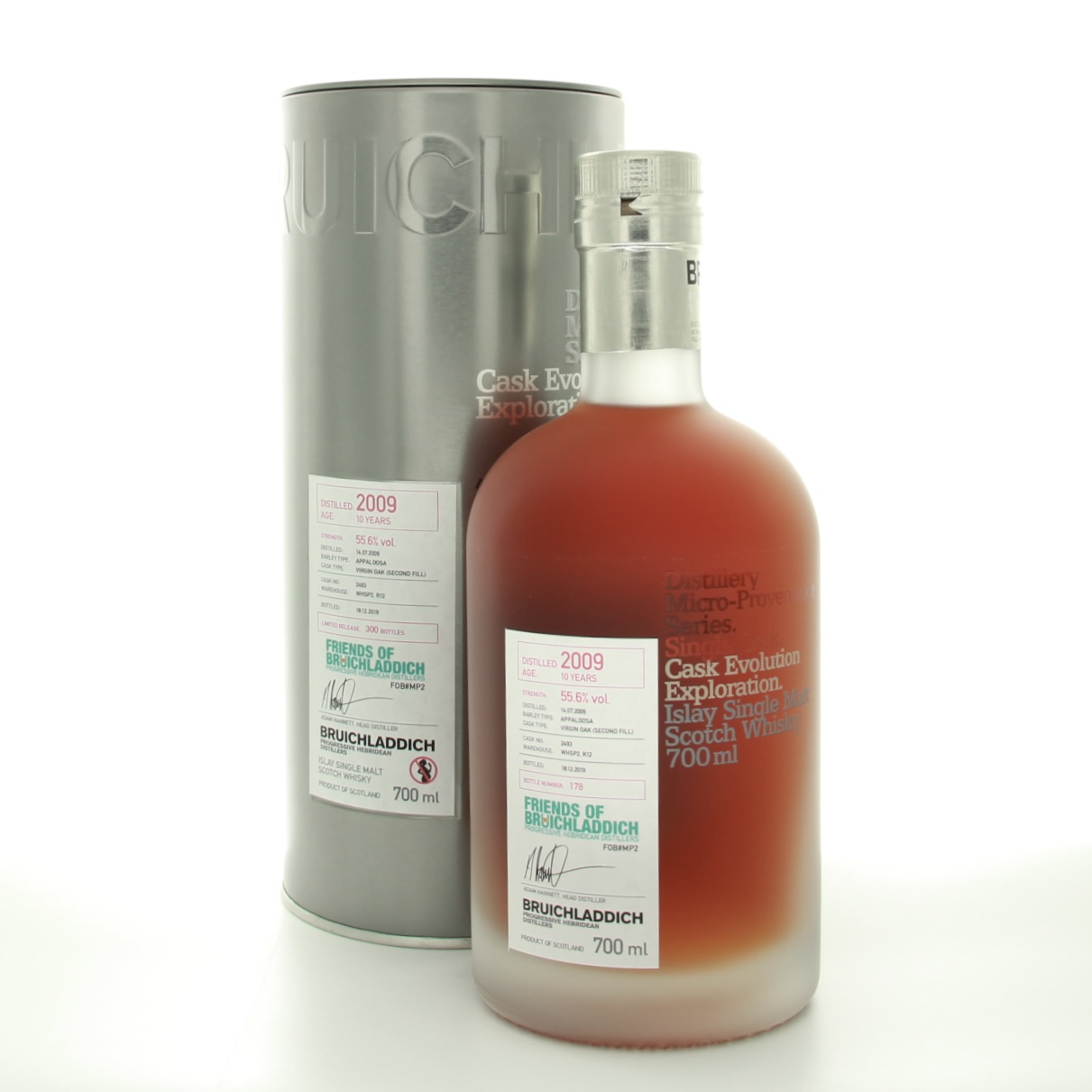 Bruichladdich 10 Year Old Micro Provenance 2009 70cl 55.6% Islay Scotland Whisky 