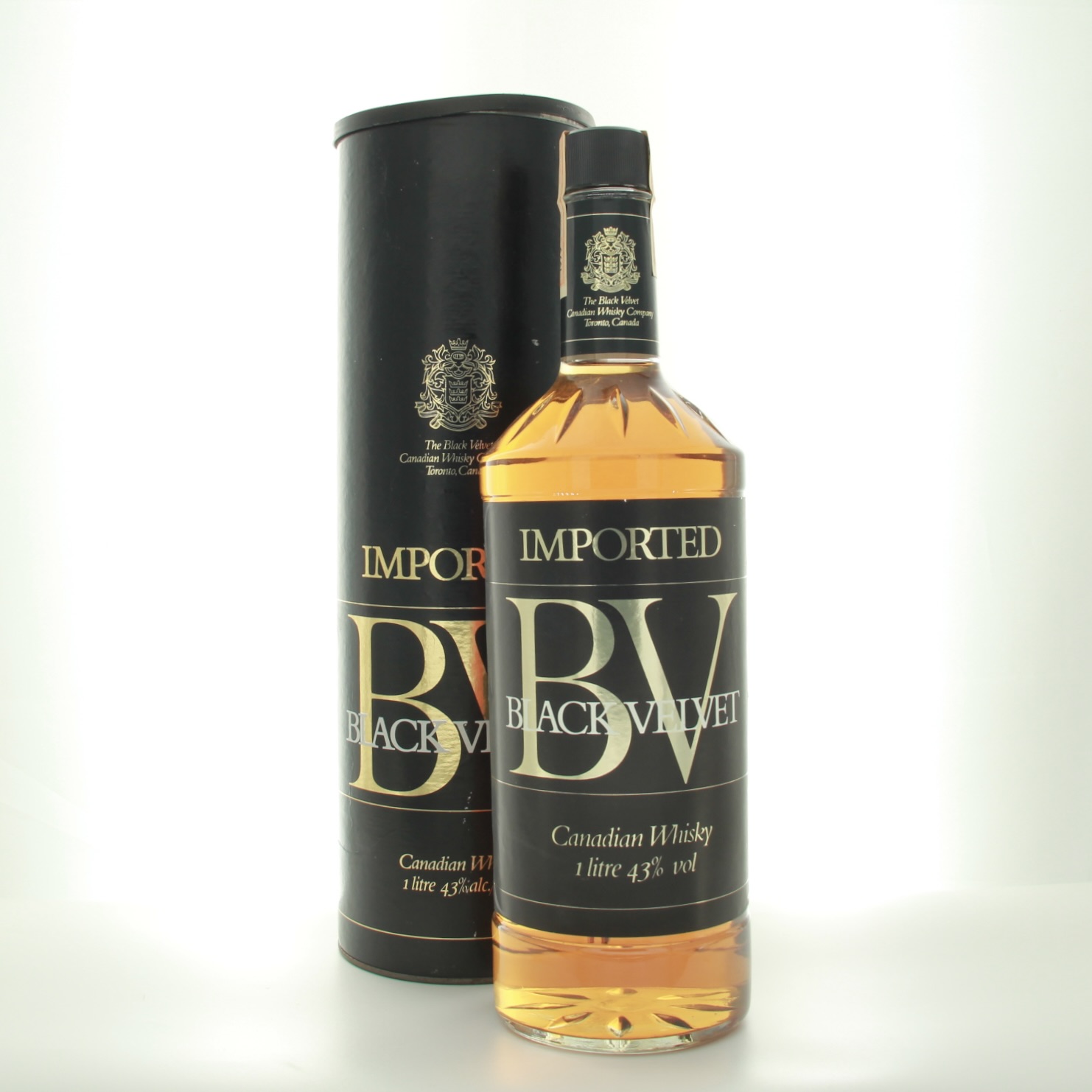 Black Velvet Imported Canadian Whisky 1979 100cl 43% Canada Toronto Whisky 