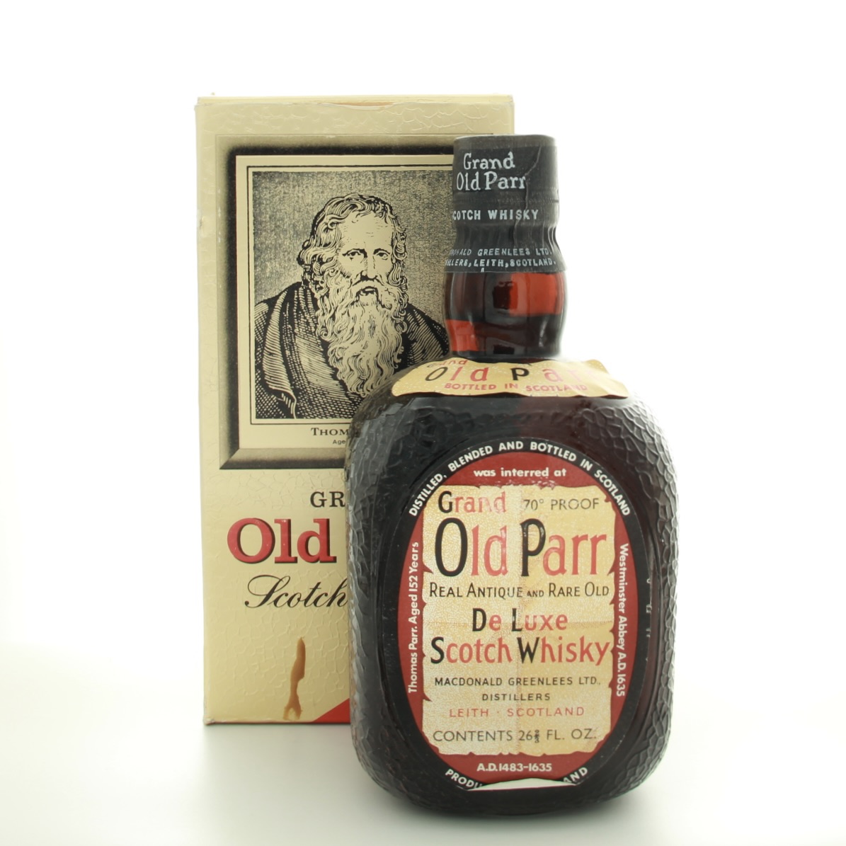 Grand Old Parr – Real Antique And Rare Old De Luxe 1970s