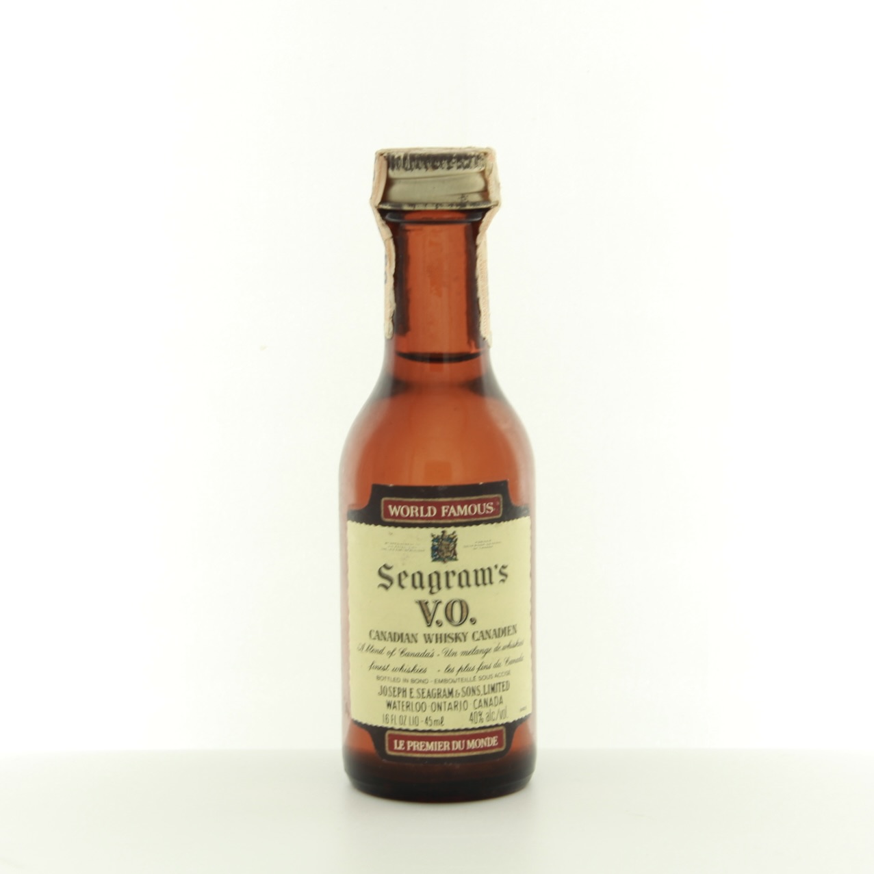 Seagram’s V.O. – World Famous 1969 Miniature 4.5cl 40% Canada Whisky 