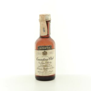 Canadian Club Imported Canadian Whisky 1972 Miniature