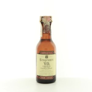 Seagrams V.O. Imported Canadian Liqueur 1972 Miniature