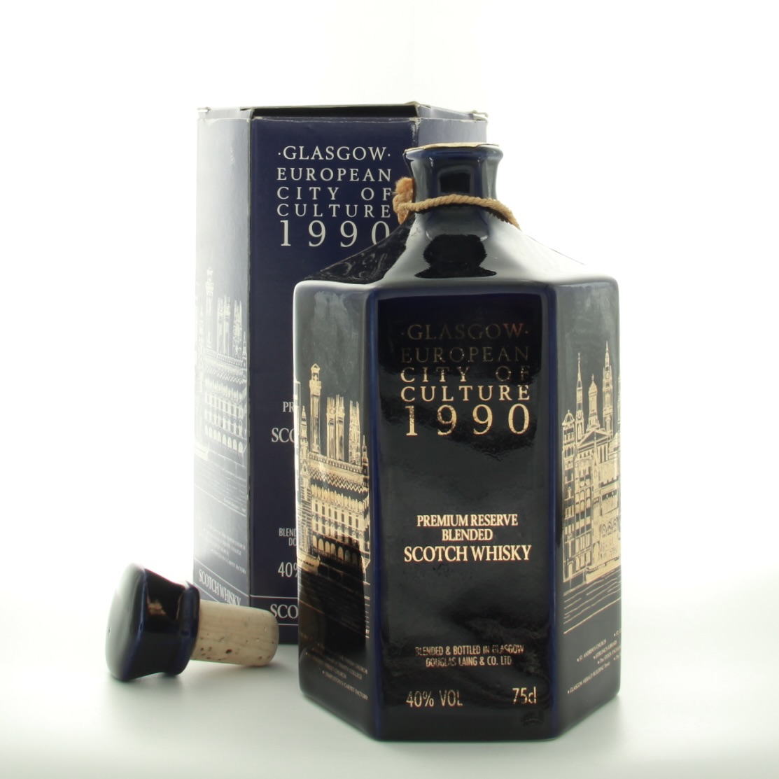 Glasgow European City Of Culture 1990s 75cl 40% Scotland Whisky 