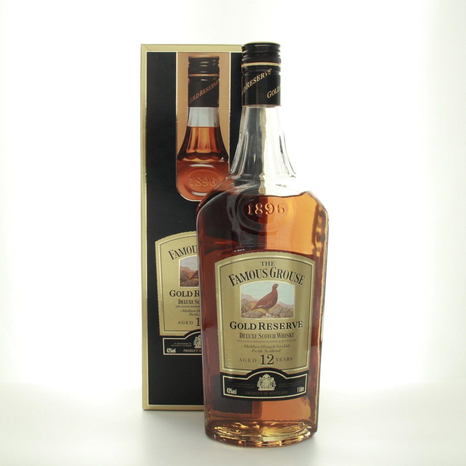 Famous Grouse Gold Reserve 12 Year Old Deluxe 1lt 100cl 43% Whisky Scotland 