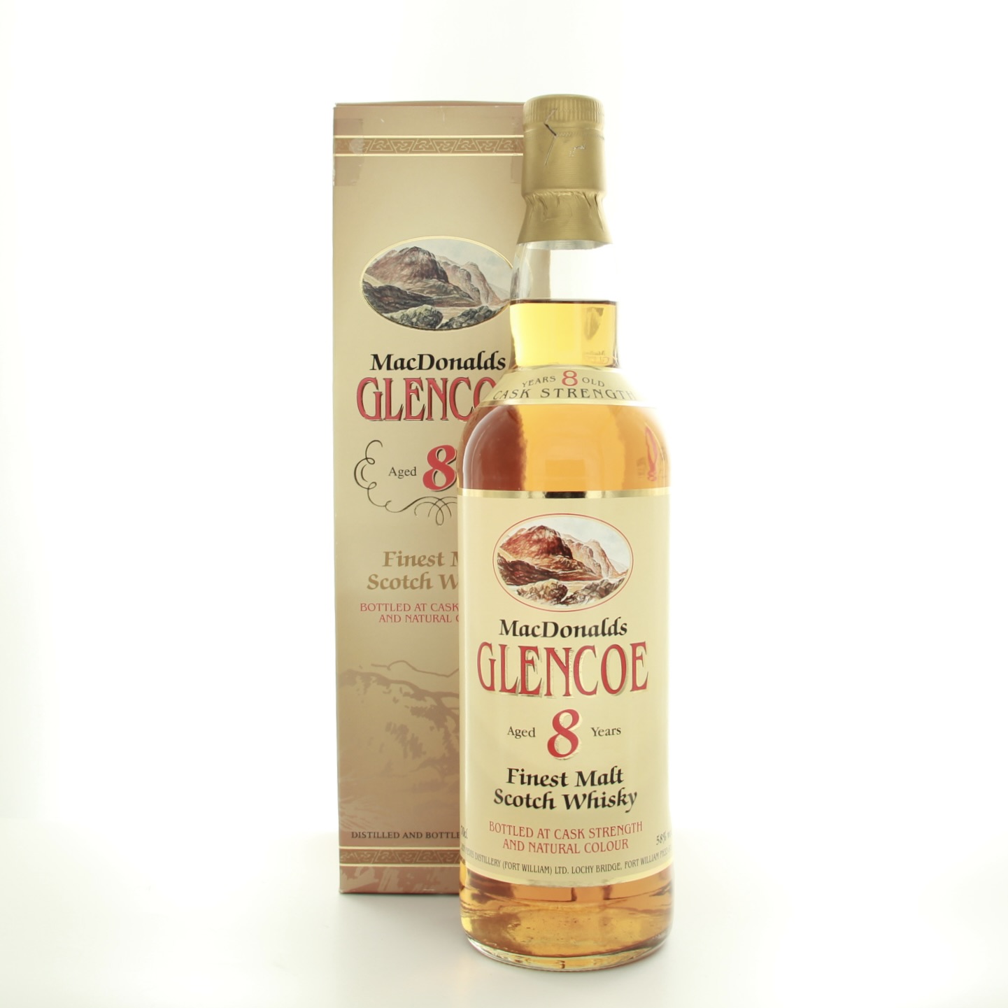 Glencoe 8 Years Old Cask Strength 70cl 58% Highlands Scotland Whisky 